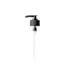 The image shows the Calaso PP Pump 28/410. The product is a clear plastic pump dispenser with a smooth, cylindrical neck and a ribbed actuator. The pump features a long, transparent dip tube extending from the base, designed to reach the bottom of containers for efficient dispensing. The overall design is sleek and functional, suitable for various liquid products.