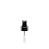 The image shows the Calaso PP Pump 22/410 FPB12A3C003. It is a white plastic pump dispenser with a ribbed collar and a smooth, rounded actuator. The pump is designed for screw-top bottles and features a long, narrow dip tube extending from the bottom of the pump mechanism. The actuator has a flat top surface and can be pressed down to dispense liquid products such as lotions or soaps.