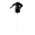 The image shows the Calaso PP Sprayer 24-410. It is a white plastic trigger sprayer with a ribbed neck finish, designed to be attached to a bottle. The sprayer features a curved trigger and a nozzle at the end, which appears to be adjustable for varying spray patterns. The overall design is ergonomic, intended for ease of use.
