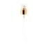 The image shows the Calaso PP Sprayer 24/410, a white plastic sprayer designed for dispensing liquids. The sprayer features a ribbed cap for easy grip and a long, thin, transparent dip tube extending from the bottom. The nozzle is standard-sized for a sprayer and appears to be designed for compatibility with various bottles. 