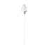 The image displays the Calaso PP Sprayer FEA 15/15. It is a white plastic spray pump with a sleek, cylindrical shape and a fine mist sprayer nozzle at the top. The sprayer is designed to be attached to a bottle and appears to have a smooth, glossy finish.
