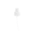 Image of the Calaso PP Sprayer 24/410. The sprayer features a white plastic nozzle with a ribbed texture for better grip, attached to a semi-transparent plastic tube. The nozzle includes a small, protruding spray head for dispensing liquids. The sprayer is designed to be affixed to a bottle, indicated by the threaded base.