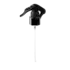The image shows the Calaso PP Sprayer 24/410. This product features a white plastic trigger spray head with a long, thin nozzle. The sprayer has a ribbed collar for secure attachment to bottles and a built-in trigger for easy operation. The design appears ergonomic and functional, suitable for dispensing liquids in a controlled manner.