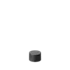 The image features the Calaso PP Threaded Closure 24-410. It is a white, round, smooth plastic cap with fine threading on the inside, designed to securely fit onto compatible containers. The closure has a flat top surface and vertical ridges along the outer edge to provide a better grip for opening and closing.