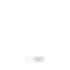 The image displays the "Calaso PP Threaded Closure 39 Special EGA01A1A025-001". This product is a white, cylindrical plastic cap designed for securing containers. It features a smooth, matte finish with evenly spaced vertical ridges around its sides to provide a better grip for opening and closing. The top surface of the cap is flat and unmarked.