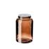 The image shows the Calaso PP Threaded Closure 48/400 HBA28A1A001-200. It is a round, white plastic cap with a smooth, flat top and threaded sides designed to screw onto a compatible container. The cap features a standard thread pattern and appears to be intended for use with bottles or jars that have a matching 48/400 neck finish.