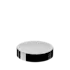 Image of the Calaso PP Threaded Closure 64 - Special HBA01H1A009-200. The product is a smooth, white plastic threaded closure with a simple, cylindrical design. The top surface is flat and unmarked, while the sides exhibit subtle ridges for grip. The closure is designed to fit securely onto compatible containers.