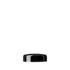 The image displays the Calaso SAN Threaded Closure 53-400 EGA30A1A002-200. It is a clear, circular threaded cap made from SAN (Styrene Acrylonitrile) material. The cap features a smooth, glossy finish with fine threading around the inner rim, designed to fit securely onto compatible containers. The overall appearance is sleek and transparent, allowing visibility through the cap.