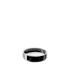 The image shows the Calaso SAN Threaded Closure 53-400 (EGA30A1A002-200). The closure is a round, black, plastic cap with a smooth, glossy finish. It features a threaded design for secure attachment. The top surface of the cap is flat, providing a sleek and simple appearance.
