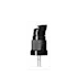 The image shows the Calaso PP Pump DIN18. The product is a white plastic pump with a smooth finish, designed for dispensing liquids. The pump features a long, slender nozzle and a ribbed cap that appears to fit securely onto bottles. The design is sleek and functional, suitable for various liquid products.