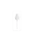 The image shows the Calaso PP Pump 24/410 FPB15A3C006-001. The product is a sleek, cylindrical pump dispenser made of polypropylene. It features a smooth, white finish with a glossy appearance. The pump mechanism includes a long, slender nozzle that extends from the top of the dispenser, designed for efficient liquid dispensing. The base of the pump has a ribbed texture for easy grip and secure attachment to compatible bottles.