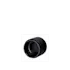 The image shows a Calaso PP Threaded Closure DIN18. It is a small, cylindrical plastic cap designed to fit on a bottle or container with a DIN18 threading. The cap appears to be made of polypropylene and is shown in a neutral color, likely white or translucent. The surface is smooth, and the closure features a simple, functional design with ridges on the side for easy grip and twisting.