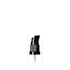 The image shows the Calaso PP Pump DIN18. The pump features a sleek design with a smooth, cylindrical body and a nozzle at the top for dispensing liquids. The pump appears to be made of a durable plastic material, with a ribbed section near the base for easy gripping and attachment to a bottle or container. The overall appearance is functional and modern, suitable for use with a variety of liquid products.