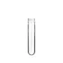 The image features the Resilux PET Bottle Preform 39gr DET 28/400 SPH Cosmo. It is a transparent, cylindrical plastic preform with a threaded neck, designed for later blow molding into a finished bottle shape. The preform is shown standing upright against a plain white background, highlighting its smooth and clear surface.
