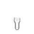 The image shows the Resilux PET Bottle Preform. It is a transparent, cylindrical plastic preform with a blue tint, designed to be molded into a bottle. The preform has a threaded neck, suitable for a 38mm Portola GLA cap, and weighs 25 grams. The background is plain white, highlighting the clear and smooth surface of the preform.
