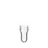 The image displays a Resilux PET Bottle Preform 25 gr 38mm VAJ. It is a clear, cylindrical preform with a smooth surface and a threaded neck at the top, designed to be blown into a bottle. The preform is transparent, allowing visibility through its length, and it has a uniform thickness throughout its structure.