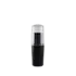 The image shows the SIMEX 0.2oz ABS Mascara Tube MA005, a sleek and cylindrical cosmetic container designed for mascara. The tube is predominantly black with a smooth, glossy finish. It features a screw-on cap with a fine brush applicator attached inside. The design is minimalistic and elegant, suitable for holding mascara.