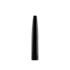 The image displays the SIMEX 0.3oz ABS Mascara Tube MA014. This product is a sleek and modern mascara tube made from ABS plastic. The tube is cylindrical with a smooth, glossy black finish. The cap is slightly tapered and matches the body in color and texture, creating a uniform and stylish appearance. The overall design is minimalistic and elegant, suitable for cosmetic packaging.