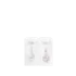 The image shows a transparent, rectangular stand-up pouch with a resealable zipper at the top. The pouch is labeled as "Expack 0.03oz PP Standup Pouch Mono UniFlat_Tandem 1.0ml." The packaging appears to be made of a clear plastic material, providing visibility of its contents. The overall design is simple and functional, suitable for holding small quantities of products.