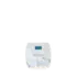 The image shows the Expack 0.02oz PE Standup Pouch (PCR) UniShape Die-Cut 0.5ml. The pouch is small, flat, and has a distinctive die-cut shape that enables it to stand upright. The front side of the pouch is visible, displaying a clean and minimalist design with no visible branding or labeling. The material appears to be a smooth, semi-transparent plastic, allowing for a clear view of the contents inside. The top of the pouch features a tear notch for easy opening, and the overall appearance is sleek and functional, suitable for holding small quantities of liquid or gel products.