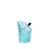 The image features the Expack 4oz PE Pouch Mono UniSpout 120ml. It is a clear, flexible plastic pouch with a spout located at the top for easy pouring and sealing. The pouch is designed to stand upright and is free of any labels or markings, showcasing its transparent nature. The spout has a secure cap to prevent leaks and ensure the contents remain fresh.