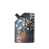 The image shows a 360ml PE Pouch from Expack with a UniSpout cap. The pouch is transparent, allowing the contents to be visible. It has a simple, clean design with a white cap at the top for easy pouring. The pouch is flexible and stands upright, making it convenient for storage and use.