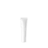 The image shows a 0.3oz PE Tube ABL Round from Burhani Packaging Solutions. It is a small cylindrical container with a smooth, glossy white surface. The tube has a flat, circular screw cap at the top, also in white. The overall design is sleek and minimalistic, suitable for holding small quantities of products like creams or gels.
