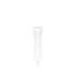 The image shows the Burhani Packaging Solutions 0.7oz PE Tube (PBL Oval, 20 ml). The tube is white and has an oval shape. It features a smooth, glossy surface and a white screw-on cap. The tube appears empty and is designed for packaging small quantities of products such as creams, lotions, or gels. The overall design is simple and functional.