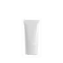 The image shows Burhani Packaging Solutions' 2.7oz PE Tube PBL Oval, an 80 ml plastic tube designed for packaging. The tube is predominantly white with a glossy finish and has a sleek, smooth surface. The cap is located at the bottom of the tube, featuring a flip-top design for easy dispensing. The overall shape of the tube is oval, providing a modern and ergonomic look.