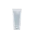 The image shows a Burhani Packaging Solutions 3.9oz PE Tube PBL Oval (115 ml). The tube is predominantly white with a smooth, glossy surface. It has a sleek, oval shape with a flat cap at the bottom. The cap appears to be a snap-on type, designed for easy opening and closing. The overall design is minimalistic and modern, suitable for various cosmetic or personal care products.