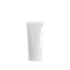 The image depicts the Burhani Packaging Solutions 2.9oz PE Tube (PBL Oval, 85 ml). It is a sleek, cylindrical tube with a smooth, glossy finish, predominantly white in color. The tube has a cap at one end, which appears to be a flip-top type, allowing for easy dispensing of the product inside. The overall design is simple and modern, suitable for holding creams, gels, or lotions.