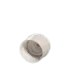 The image shows a Menshen PP Flip Top Cap 28/410. The cap is circular and designed for bottles, featuring a smooth surface with a hinged flip-top lid. The cap is predominantly white, with clean lines and a simple design. The flip-top lid is closed, seamlessly fitting into the base part of the cap.