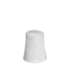 The image features a Menshen PP Flip Top Cap 28. It is a durable, rounded cap primarily made of polypropylene. The cap has a smooth, glossy surface and is designed for easy opening and closing with a flip-top mechanism. The flip-top lid is connected to the main body of the cap and has a small indentation for easy grip. The cap is typically used for sealing bottles and containers, ensuring the contents stay secure and accessible. The color of the cap is white, and it has a clean, minimalist design.