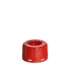 The image shows a Menshen PE Threaded Closure 45 Chemical Closure. It features a white, circular, plastic cap with a ribbed edge for grip and a smooth, slightly domed top. The closure has a threaded design, allowing it to be securely screwed onto compatible containers.