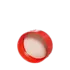 The image features the Menshen PP Threaded Closure 80 Chemical Closure. It shows a close-up view of a gray, circular, threaded cap designed for chemical containers. The cap has a textured grip with evenly spaced horizontal ridges around its circumference to facilitate easier opening and closing. The top surface of the cap is smooth and flat, with no additional markings or designs. This closure is intended for secure sealing of chemical products in compatible containers.