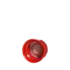 The image shows a MENSHEN PP Threaded Closure 45 Chemical Closure. The closure is cylindrical and features a threaded design for secure sealing. It is primarily white and has a smooth, slightly domed top surface with a subtle ridge near the base to facilitate opening and closing. This closure is intended for use with chemical containers.