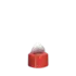 Image of the MENSHEN PP Threaded Closure 28-410 Screw Closure. The product is a white, cylindrical plastic screw cap with a ridged outer edge for easy gripping. The top of the cap is flat and smooth, and the threading is visible on the inside of the cap, designed to fit securely onto compatible containers.