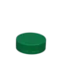 The image displays the MRP Solutions PP Threaded Closure 45-400 (SH045). This is a plastic cap with a smooth, glossy finish, designed to fit a 45-400 neck finish. The closure appears to be a solid color, with a circular shape and textured ridges along the outer edge for grip. The top of the closure is flat, and the threading on the inside is not visible in this view.