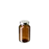 The image shows a Calaso 6.8oz Glass Jar (GX320004-679) in Juniper color. The jar has a sleek, cylindrical shape with smooth, transparent glass. The lid appears to be a matching color, creating a cohesive and modern look. The jar is empty and positioned against a plain background, highlighting its design and clarity.