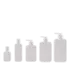 Mingdun Packaging 2.7oz /80ml Thick Wall PETG Rounded Rectangle Bottle with 20mm Neck