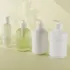 Mingdun Packaging 10oz/300ml PETG Round Squat Cosmetic Bottle with 24mm Neck & Decorative Molded Horizontal Bands