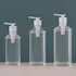 Mingdun Packaging 17oz/500ml PETG Bevel-Shoulder Cosmetic Bottle with Bevelled Base, 24mm Neck & Label Panel