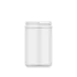 VPET USA 80oz / 2.37L 120-400 HDPE Straight Sided Wide-Mouth Jar with Recessed Label Panel
