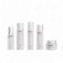 Mingdun Packaging 4.4oz/130ml PETG Cylinder Cosmetic Bottle with 18mm Neck, Premium Glass-like Plastic with Pump & Flush Overcap