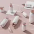 Mingdun Packaging 2.7oz/80ml 20-400 PETG Oval Round Cosmetic Bottle with Pump, Sprayer, or Dropper & Unique Overcap