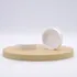 Likun Packaging 3.4oz /101ml Glass Straight Sided Jar with Flush Straight Sided Closure