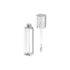 Shinhan C.M 0.1oz /3ml PETG Clear Rectangular Bevelled Lip Gloss and Concealer Tube with Customizable Wand Applicator