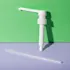 UKPACK Smooth 31-410 Food Grade PP Dispensing Pump for High Viscosity Liquids 5cc Output