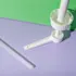UKPACK Tamper Evident Smooth 43-410 Food Grade PP Dispensing Pump for High Viscosity Liquids 5cc Output