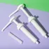 UKPACK Ribbed 43-400 Food Grade PP Dispensing Pump for High Viscosity Liquids 15cc Output
